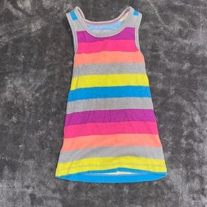 XS kids rainbow striped tank top